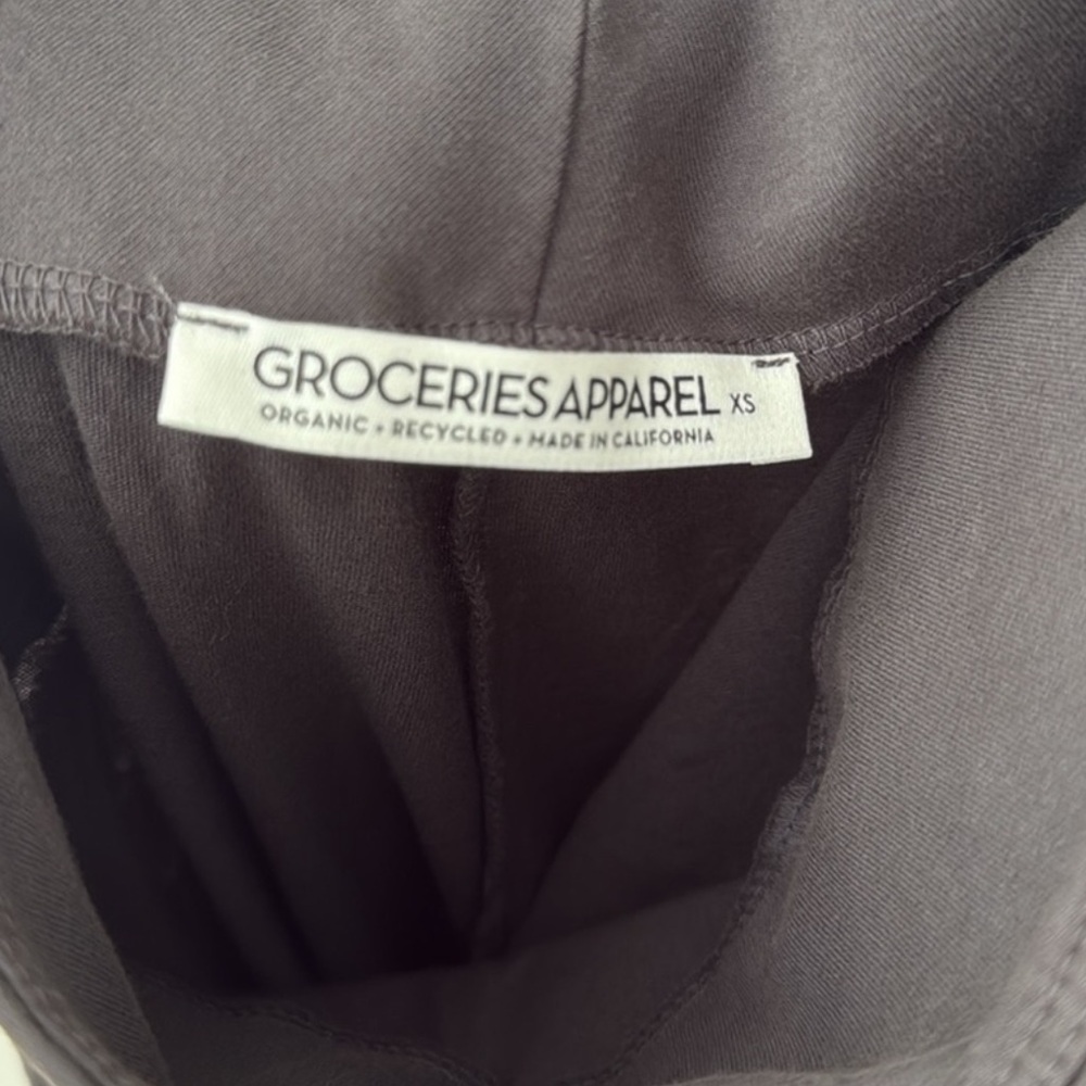 Wide Leg Cropped Pants - Charcoal Gray - Picture 2 of 9